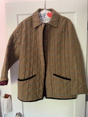 Luciano Barbera Quilted Car/Chore Coat